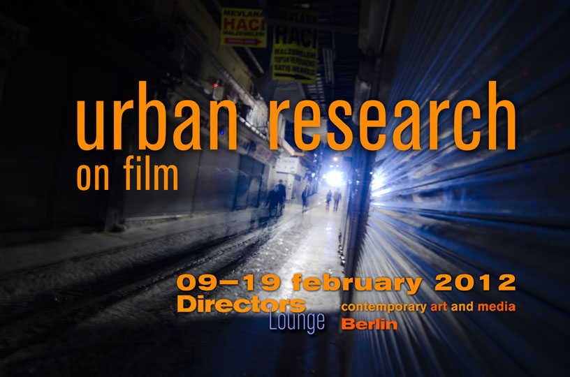 Urban Research on Film 2012 flyer