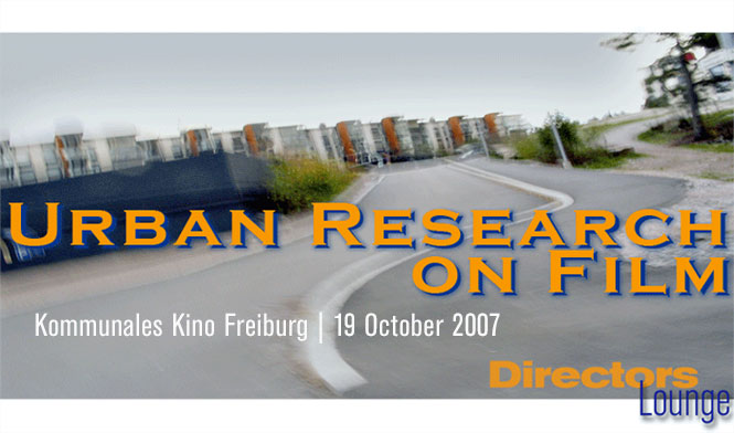 Urban Research - film program
